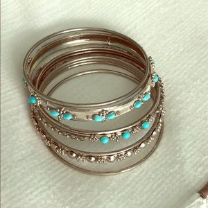 Bangle bracelet set
